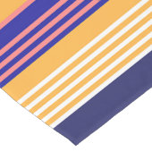 ROOIG BLAUWE STRIPES KORTE TAFELLOPER (Hoek)