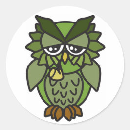 Rooihout 2.0 ronde sticker