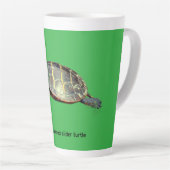 Rooioor-schuifschildpad latte mok (Rechterhoek)