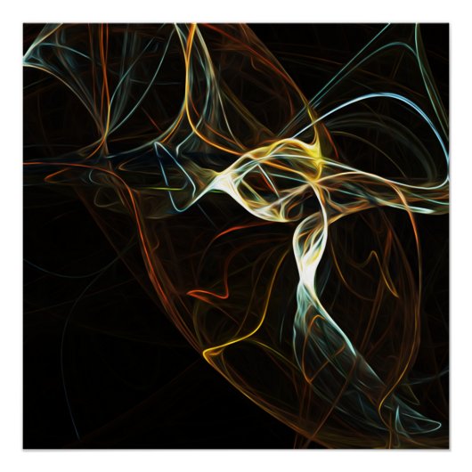 Rook - Abstracte kunst Poster (Voorkant)