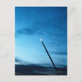 Rook achter Space Shuttle Briefkaart (Voorkant)