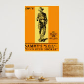 Rook - Afdrukken Poster (Keuken)