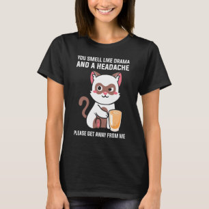 Rook als Drama Hoofdpijn. T-shirt