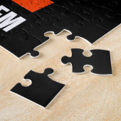 Rook als een paard in Tangerine Legpuzzel (Zijkant)