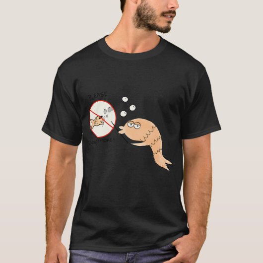 Rook Alsjeblieft Niet T-shirt (Voorkant)