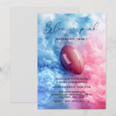 Rook Amerikaans Football Rugby Sport Gender Reveal Kaart (Voorkant / Achterkant)