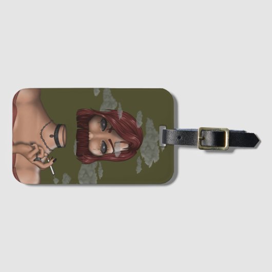 Rook Bagagelabel (Voorkant (horizontaal))