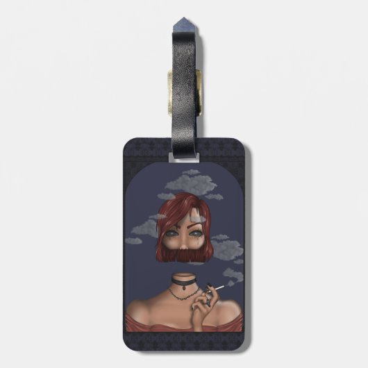 Rook Bagagelabel (Achterkant verticaal)