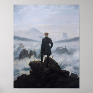 Rook boven het Zee Fog door Friedrich Poster