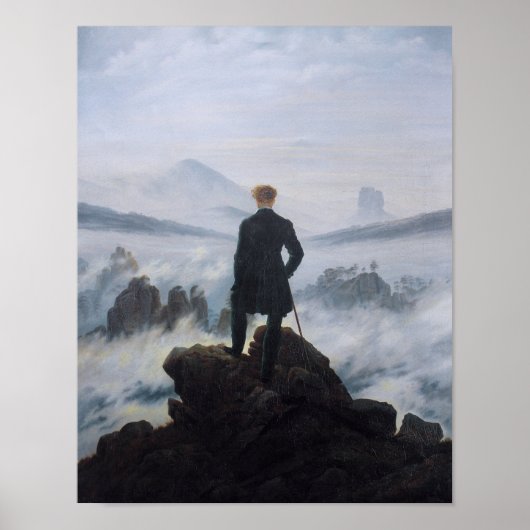 Rook boven het Zee Fog door Friedrich Poster (Voorkant)