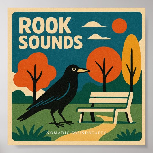 Rook Call Sound Library Album Cover Poster (Voorkant)