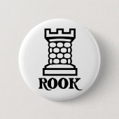 Rook/Castle Ronde Button 5,7 Cm (Voorkant)
