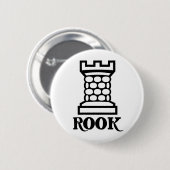 Rook/Castle Ronde Button 5,7 Cm (Voorkant /achterkant)