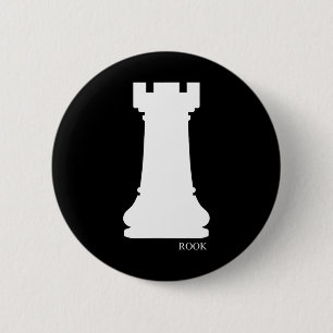 Rook Chess Piece Group Costume Chess Club Chess Bo Ronde Button 5,7 Cm