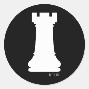 Rook Chess Piece Group Costume Chess Club Chess Bo Ronde Sticker