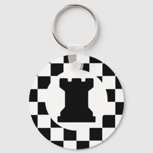 Rook Chess Piece - Sleutelhanger - Chess Party Fav