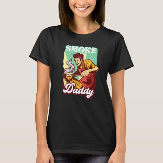 Rook Daddy Master Griller Barbecue Master Meat T-shirt (Voorkant)