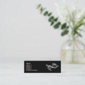 Rook Dragon Mini Visitekaartje (Staand voorkant)