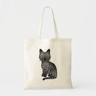 Rook Egyptische Mau Cartoon Illustratie Tote Bag