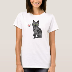 Rook Egyptische Mauw Liefde T-shirt