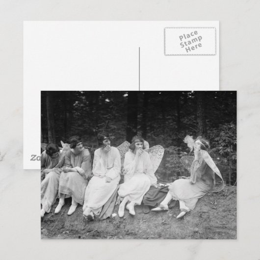 Rook 'Em als je Em hebt. 1922 Briefkaart (Voorkant / Achterkant)