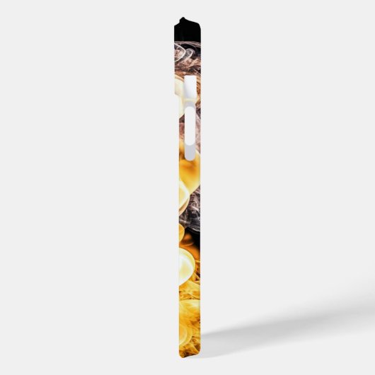 Rook en brand iPhone Case (Achterkant / Links)