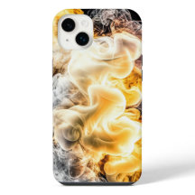 Rook en brand iPhone Case