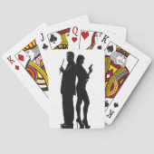 Rook- en Dagger-spelkaarten, paar Pokerkaarten (Achterkant)