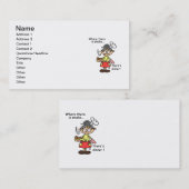 Rook en de T-shirts en de Giften van het Diner Visitekaartje (Voorkant / Achterkant)