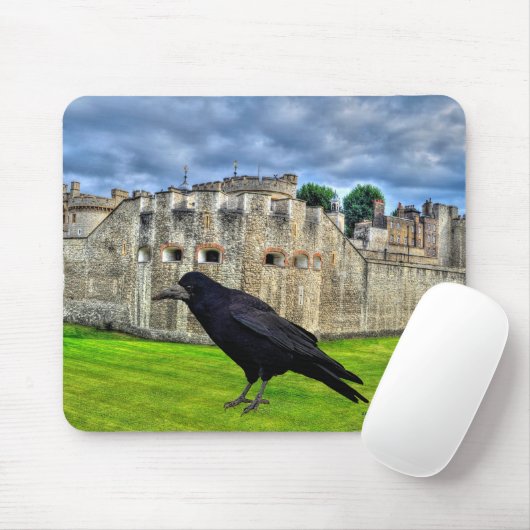 Rook en de Tower of London, Engeland Muismat (Met muis)