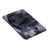 Rook en Ebony Flexi Magnet Magneet (Rechterzijde)