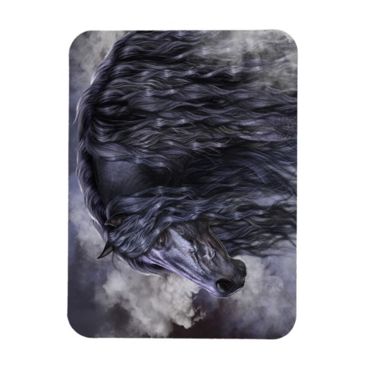 Rook en Ebony Flexi Magnet Magneet (Verticaal)