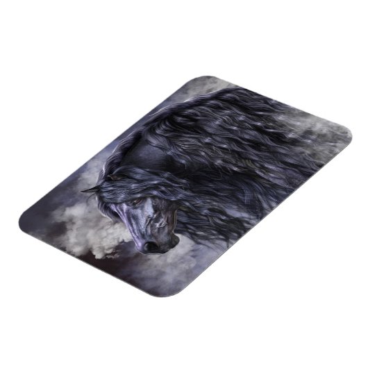 Rook en Ebony Flexi Magnet Magneet (Linkerzijde)