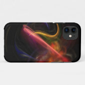 Rook en Flames abstracte art iPhone 5 hoesje (Achterkant (horizontaal))