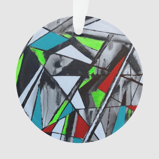 Rook en spiegels Acryl Ornament (voorkant)