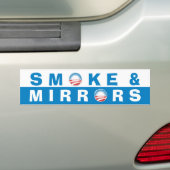 Rook- en spiegels bumpersticker (Op auto)
