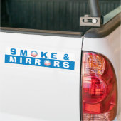 Rook- en spiegels bumpersticker (Op Truck)