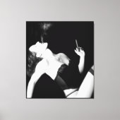 Rook en Verleiding - Zelfportret Canvas Afdruk (Voorkant)