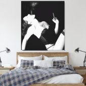 Rook en Verleiding - Zelfportret Canvas Afdruk (Insitu (Slaapkamer))