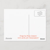 Rook en vlammen briefkaart (Achterkant)