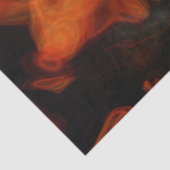 Rook en vlammen tissuepapier (Detail)