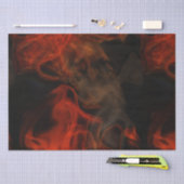 Rook en vlammen tissuepapier (Craft)