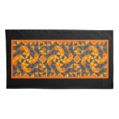 Rook en Vuur Quilt-design Koning Maat Kussensloop (Achterkant-Rechts)