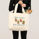 Rook het zoals je het bedoelt. grote tote bag (Voorkant (product))