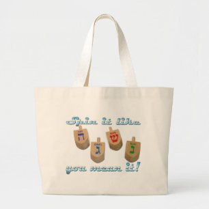 Rook het zoals je het bedoelt. grote tote bag