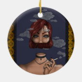 Rook Keramisch Ornament (Achterkant)