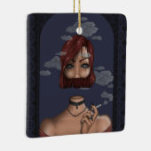 Rook Keramisch Ornament (Rechts)