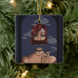 Rook Keramisch Ornament