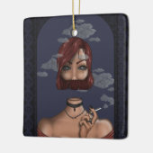 Rook Keramisch Ornament (Links)