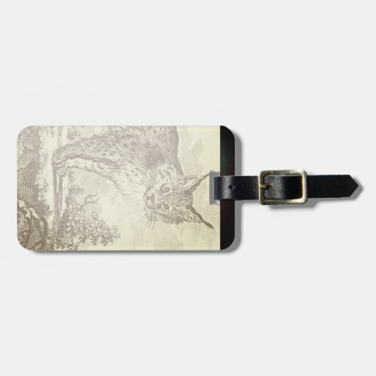 Rook Lynx Bagagelabel (Voorkant horizontaal)